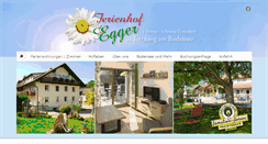 Desktop Screenshot of ferienhof-egger.de