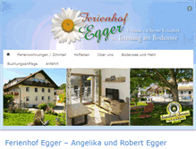 Tablet Screenshot of ferienhof-egger.de